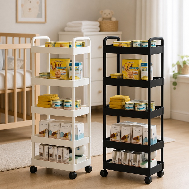 Chariot de rangement à 5 nivea - Food Storage With Wheels avis et prix