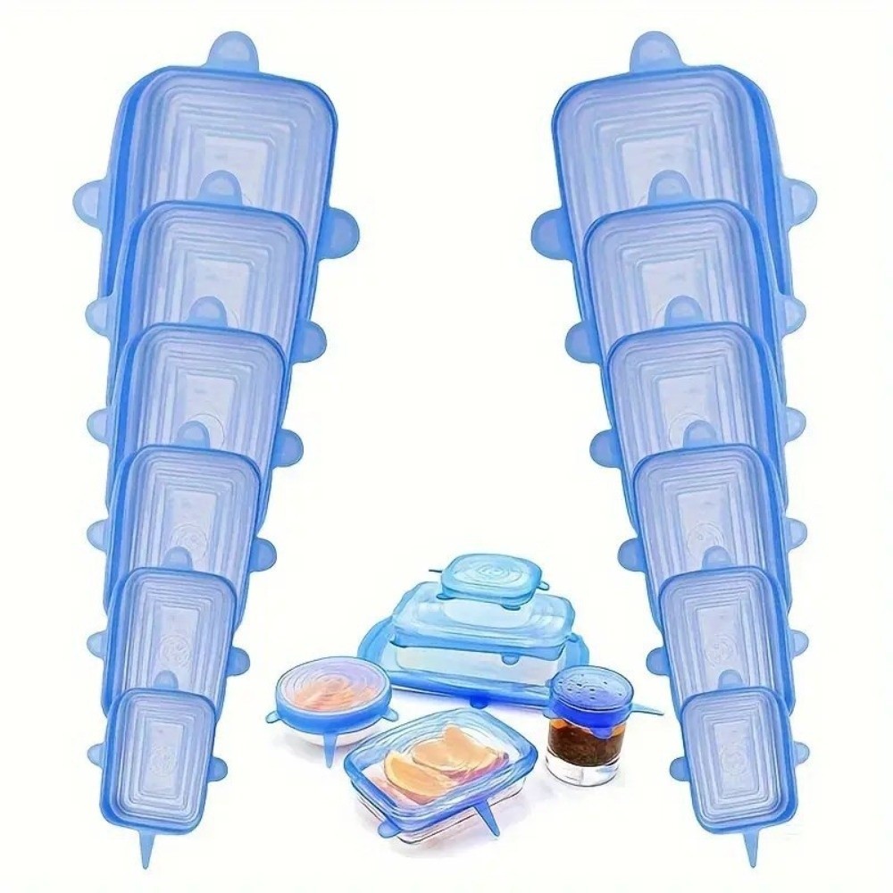 6 couvercles en silicone exten - Silicone Stretch Lid avis et prix