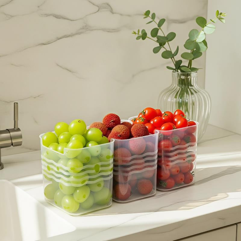 Nouveau ! 4 boîtes de tri alim - Food Storage Plastic Boxes avis et prix