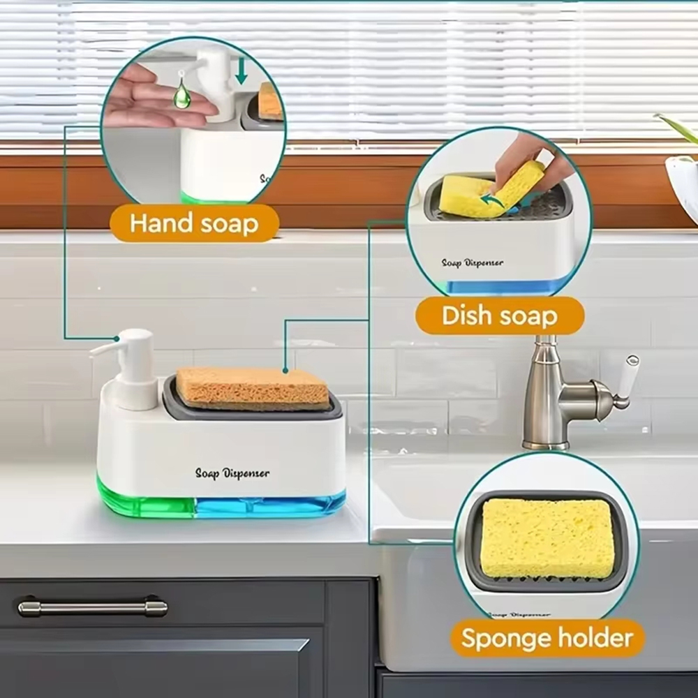 Ensemble distributeur de savon - Food Storage Organiser avis et prix