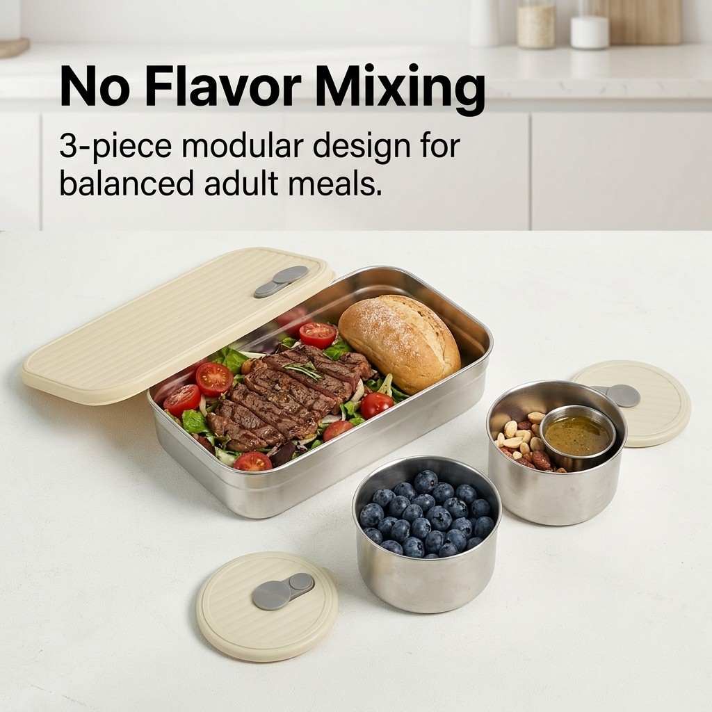 Boîte à bento en acier inoxyda - Food Storage Safety avis et prix