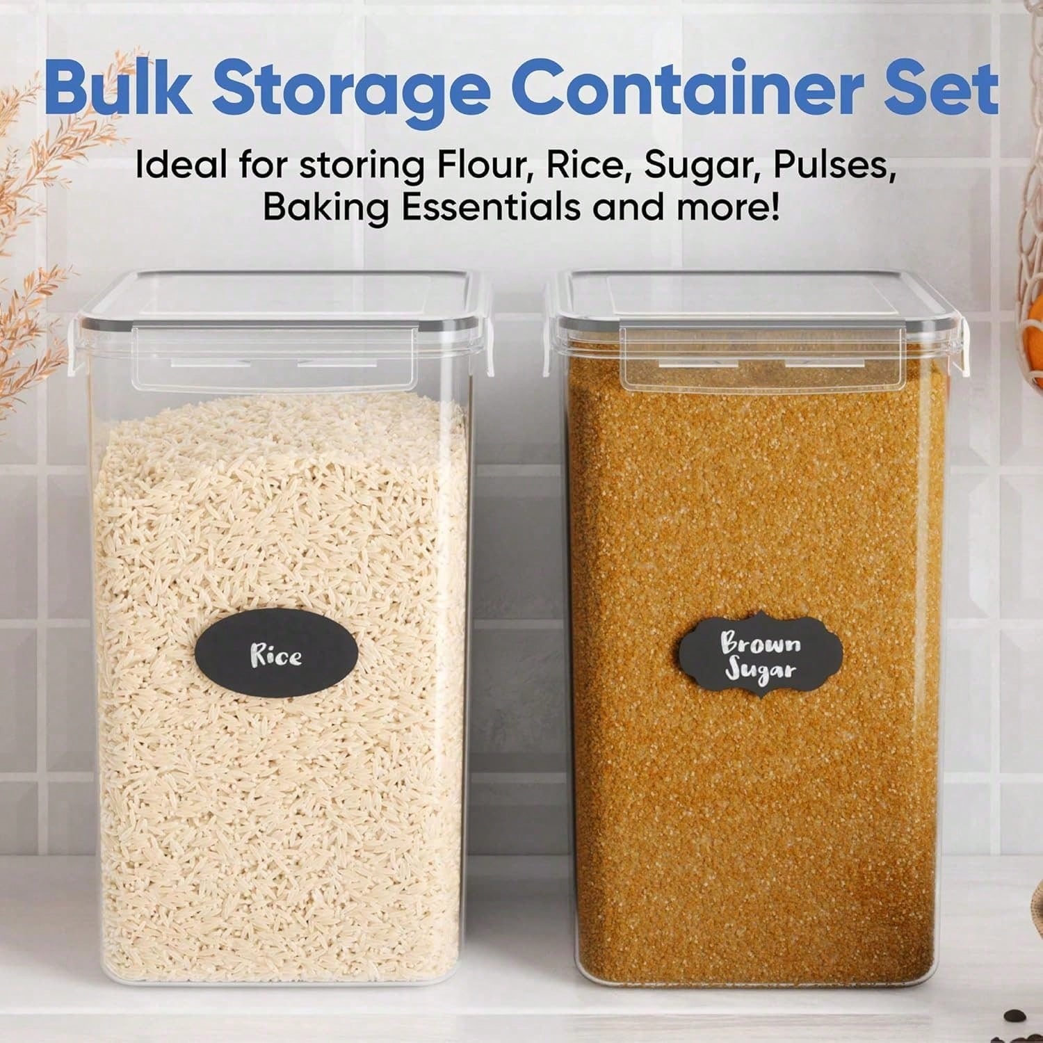 Conteneurs de stockage extra-l - Xl Food Storage Containers With Lids avis et prix