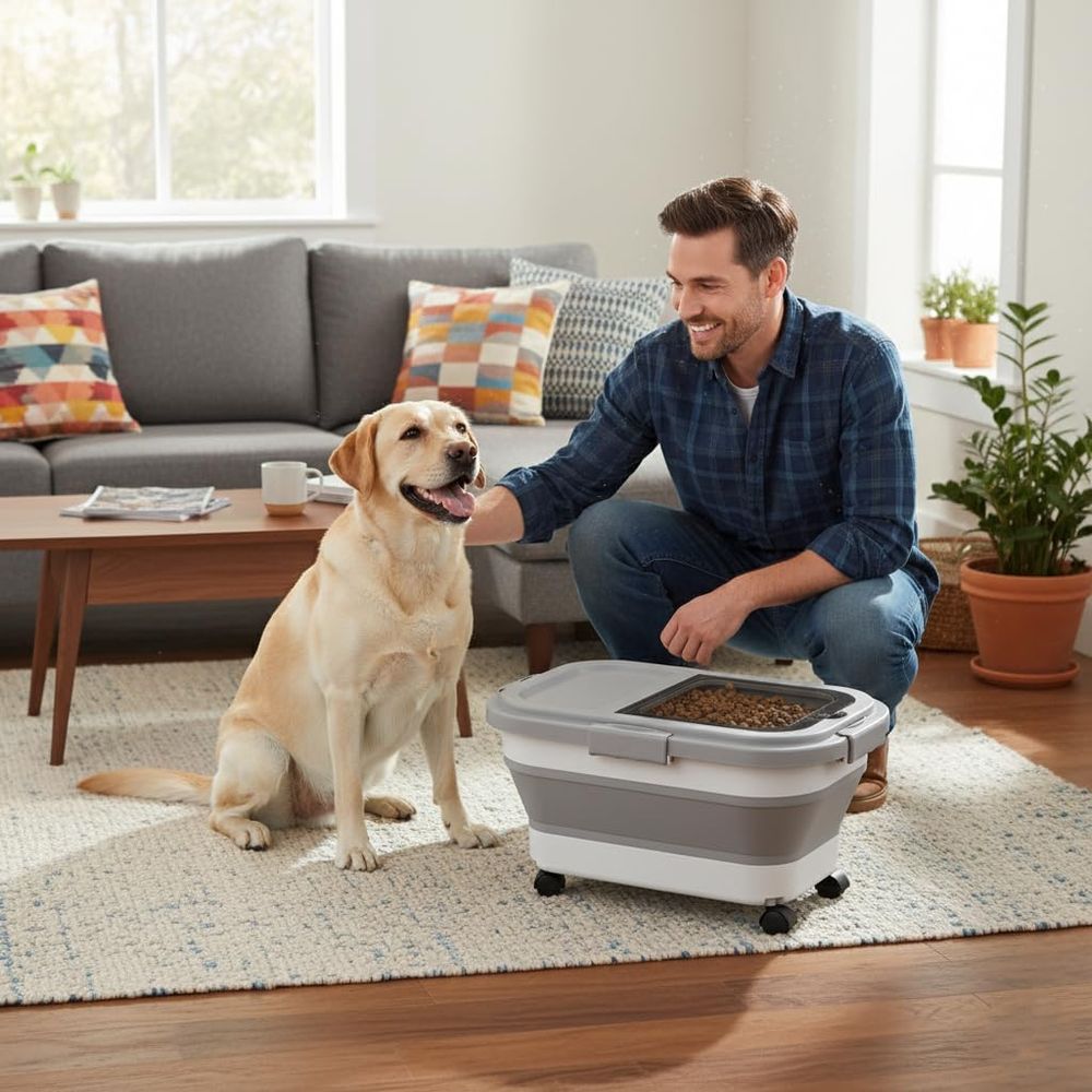 Conteneur de stockage d'alimen - Food Storage With Wheels avis et prix