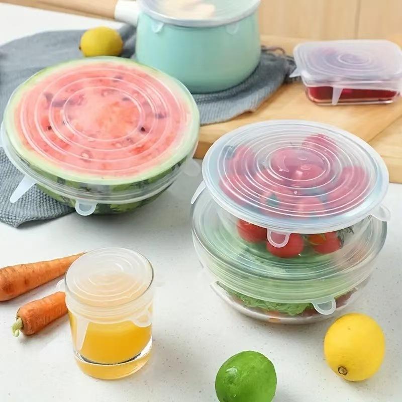 6 couvercles extensibles en si - Silicone Stretch Lid avis et prix