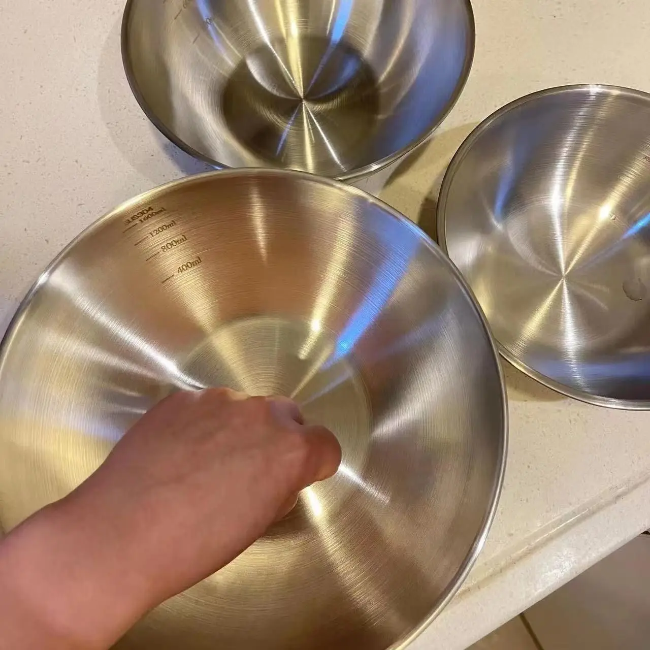 Ensemble de 3 bols en acier in - Food Storage In Stainless Steel avis et prix