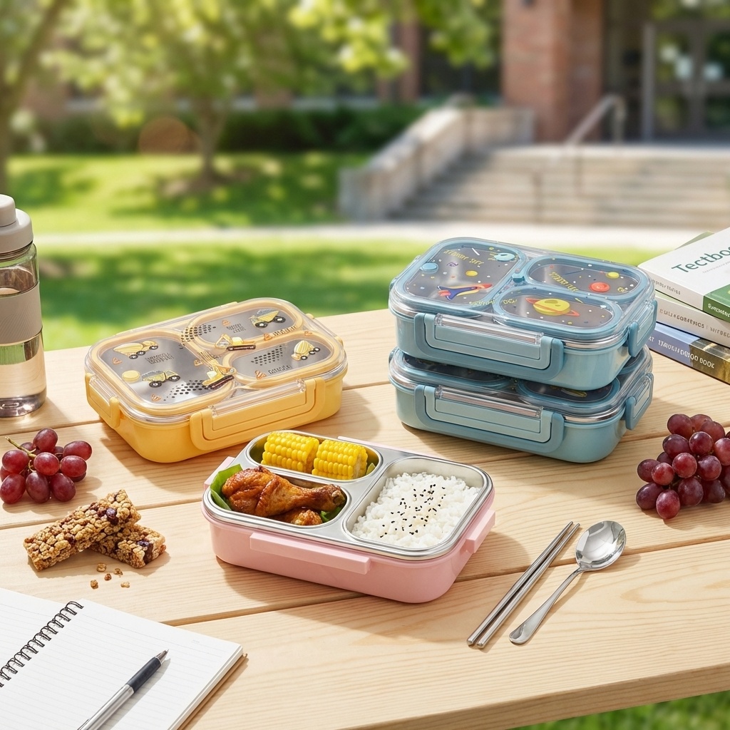 Boîte à bento divisée en acier - Food Storage Safety avis et prix
