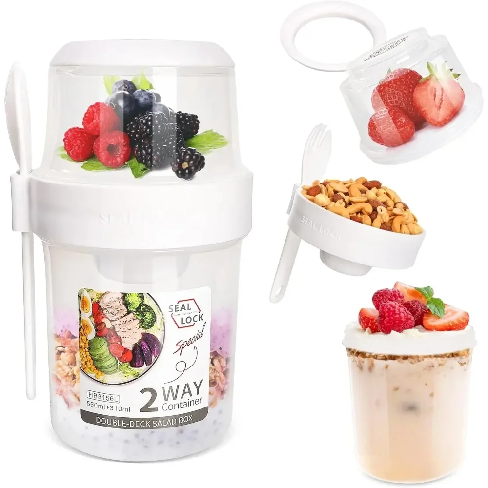 Tasse à salade, tasses de peti - Food Storage With Scoop avis et prix