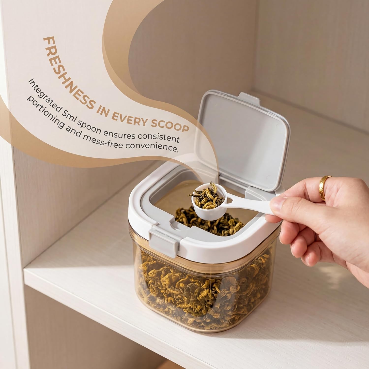 Lot de 2 boîtes à café herméti - Food Storage With Scoop avis et prix