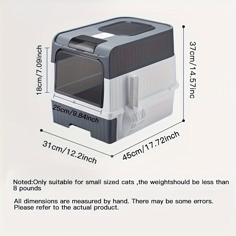 Bac à litière pour chat entièr - Food Storage With Scoop avis et prix