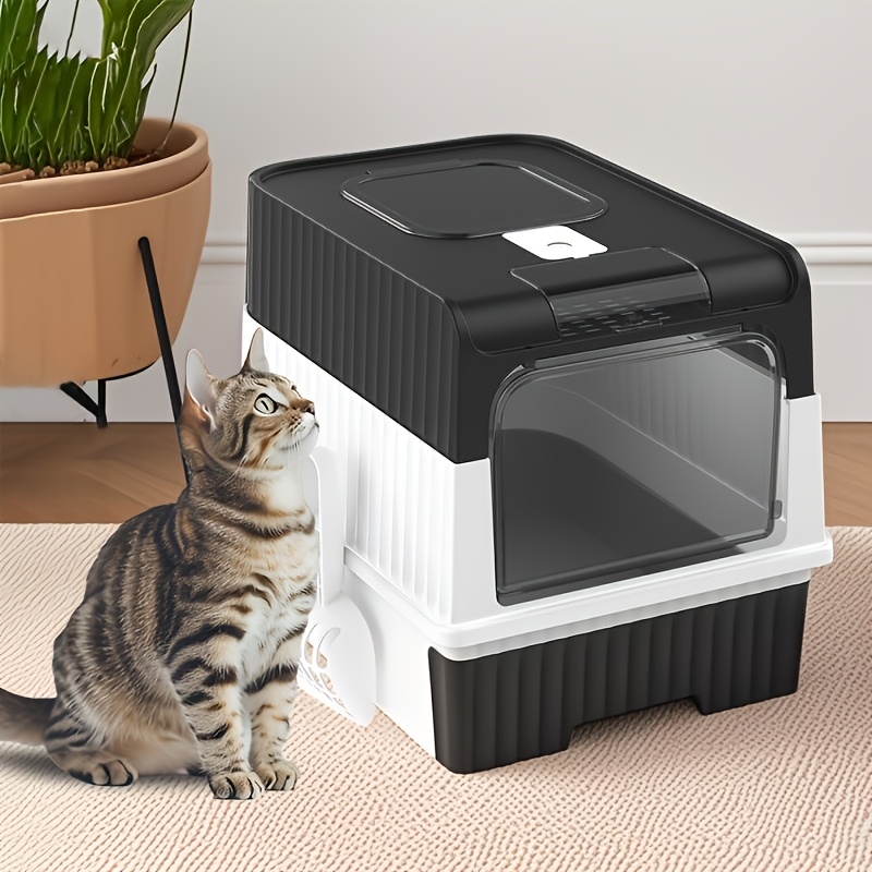 Bac à litière pour chat entièr - Food Storage With Scoop avis et prix