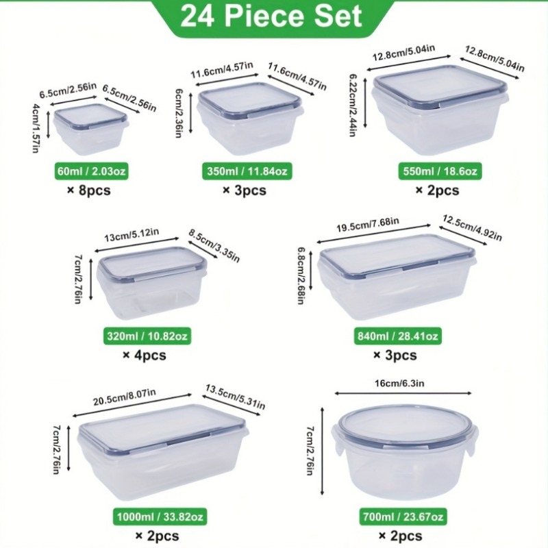 Ensemble de 48 contenants alim - Food Storage Ideas avis et prix