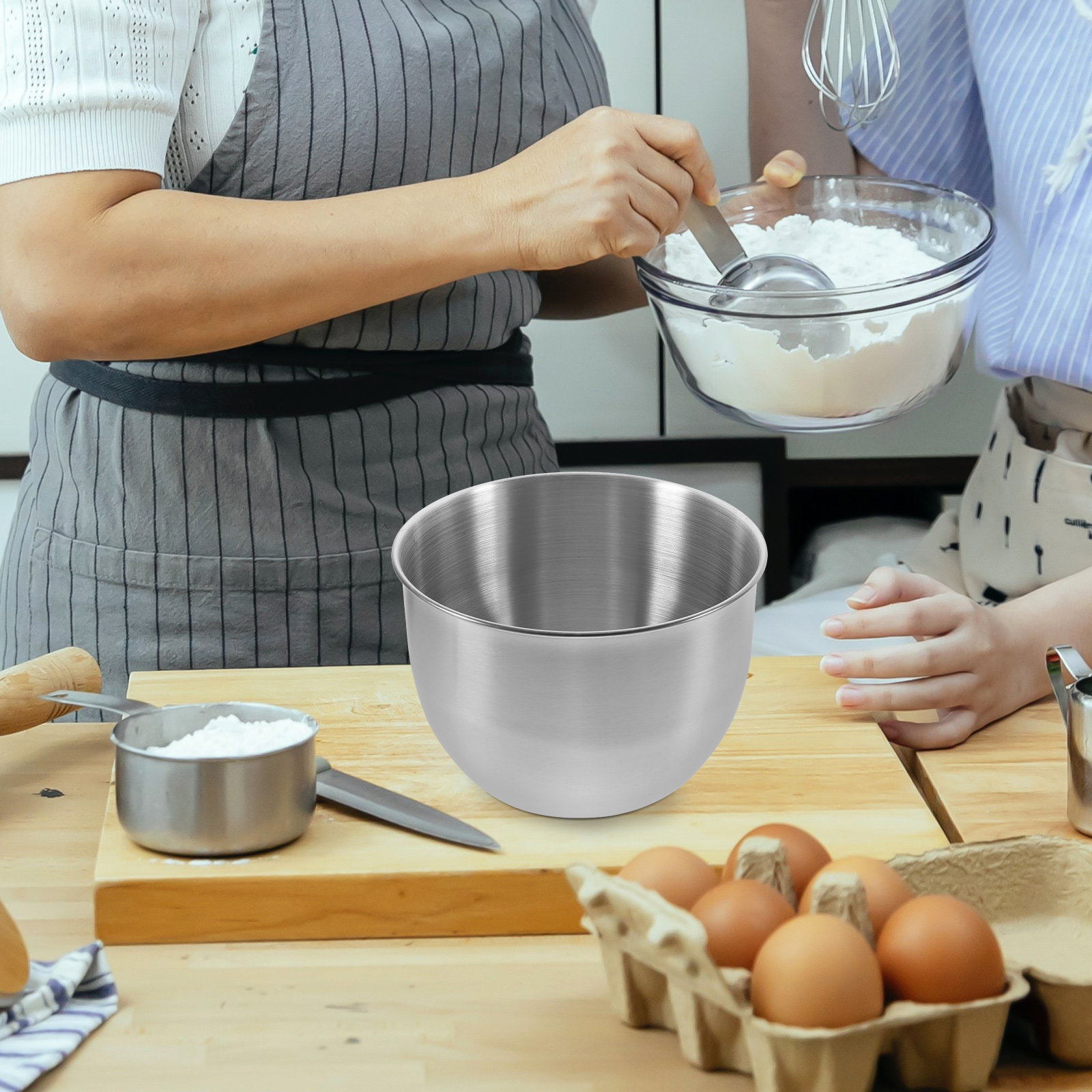 Grand saladier en acier inoxyd - Food Storage In Stainless Steel avis et prix