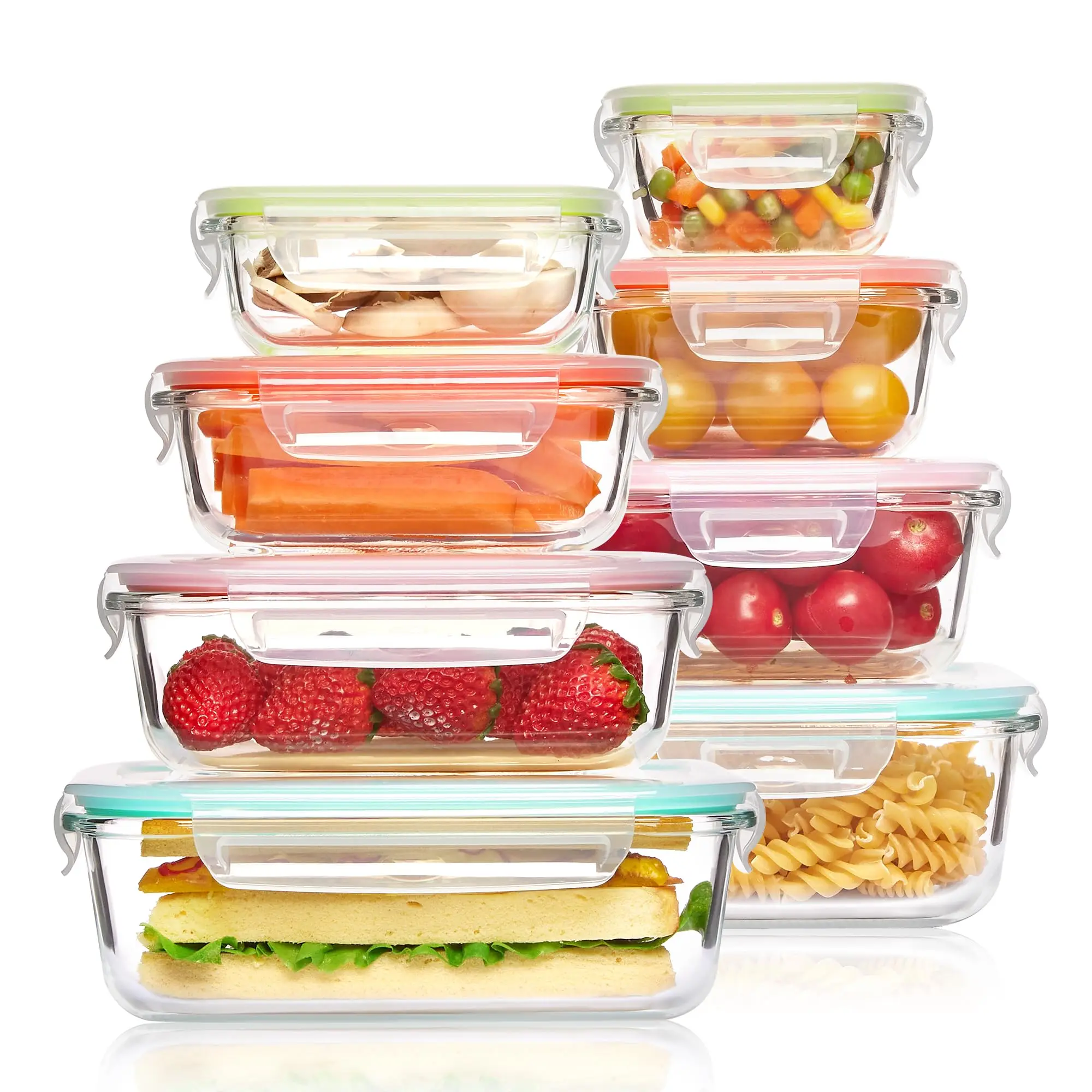 Boîte à déjeuner en verre, con - Food Storage Prep Containers avis et prix
