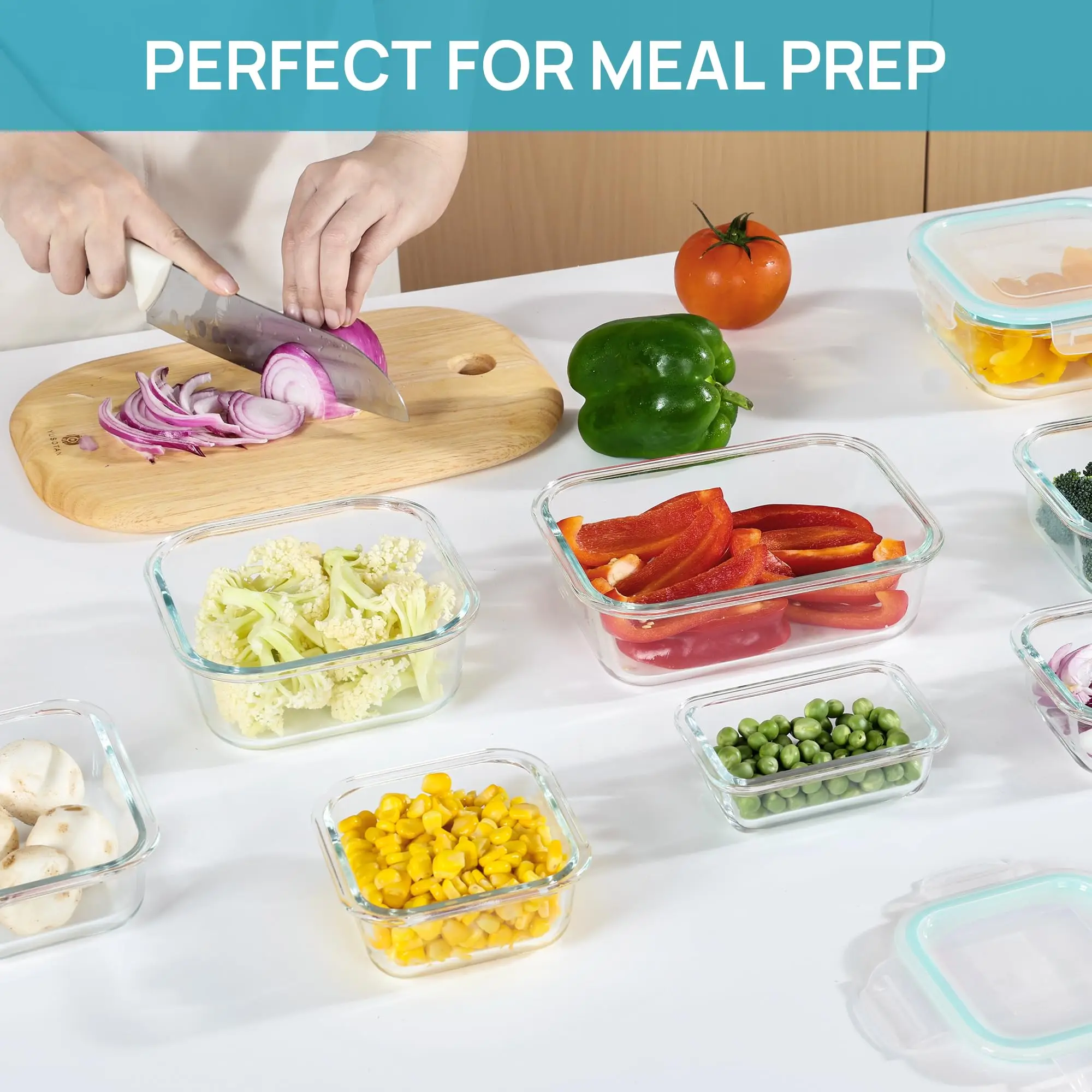 Boîte à déjeuner en verre, con - Food Storage Prep Containers avis et prix