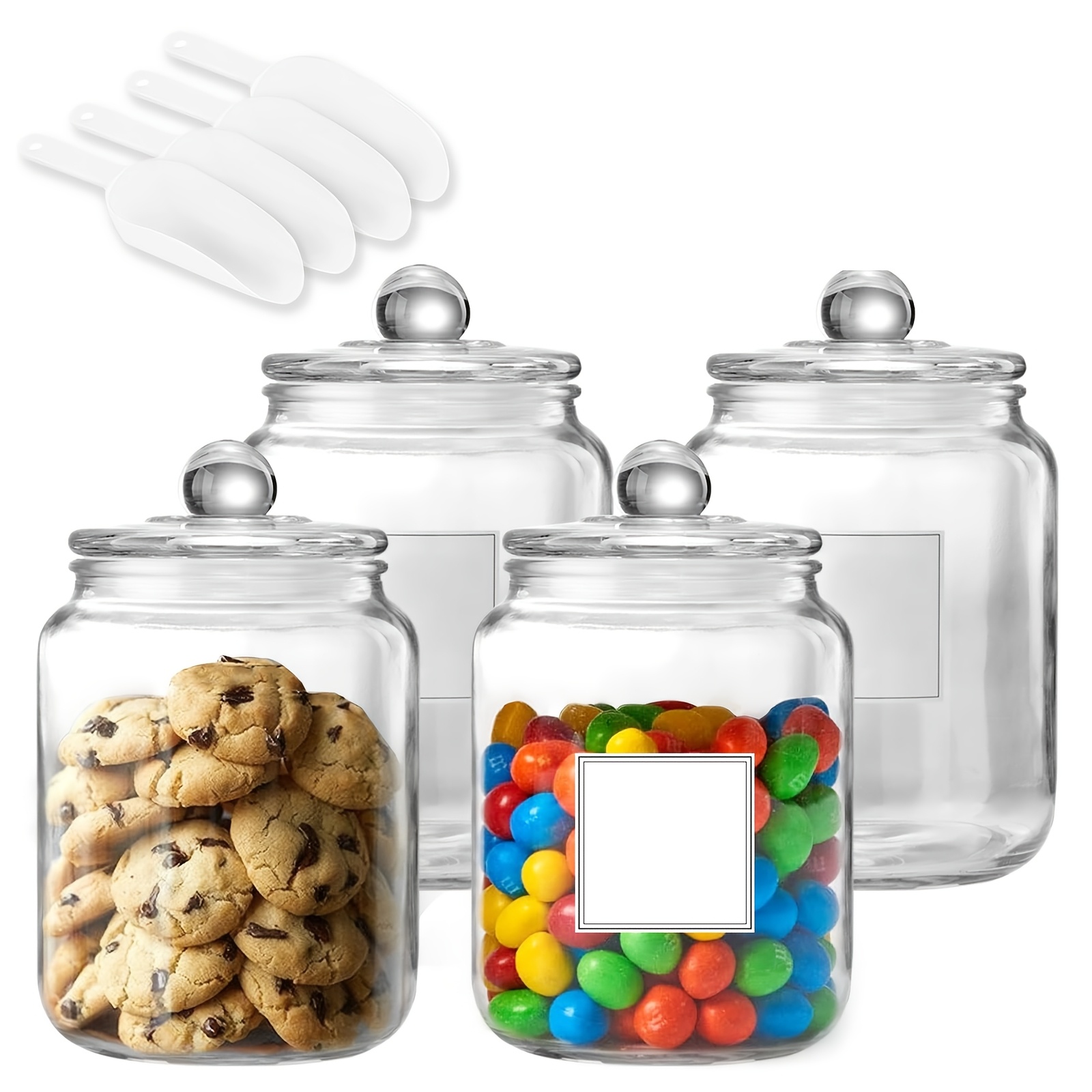 Grands pots en verre d'un demi - Xl Food Storage Containers With Lids avis et prix