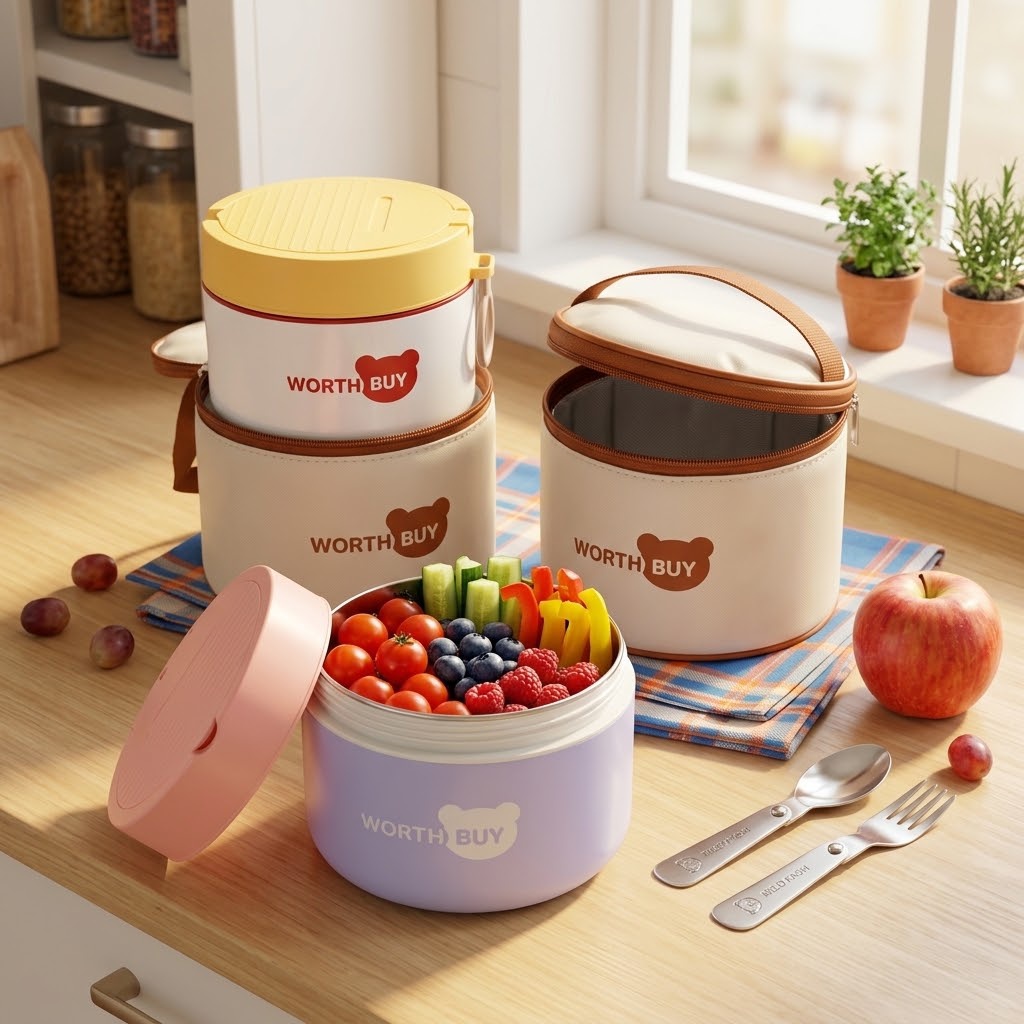 Boîte à lunch thermique en aci - Food Storage With Scoop avis et prix