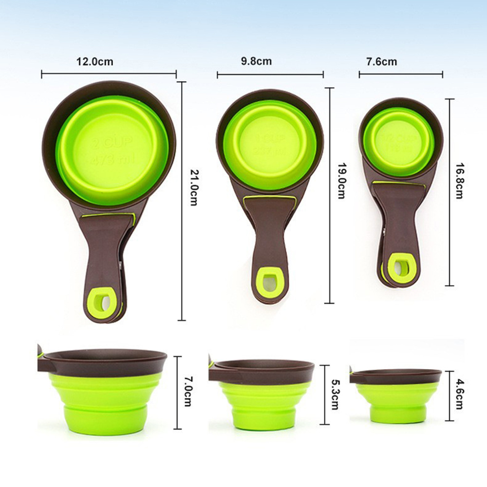 Cuillère doseuse pliable en si - Food Storage With Scoop avis et prix