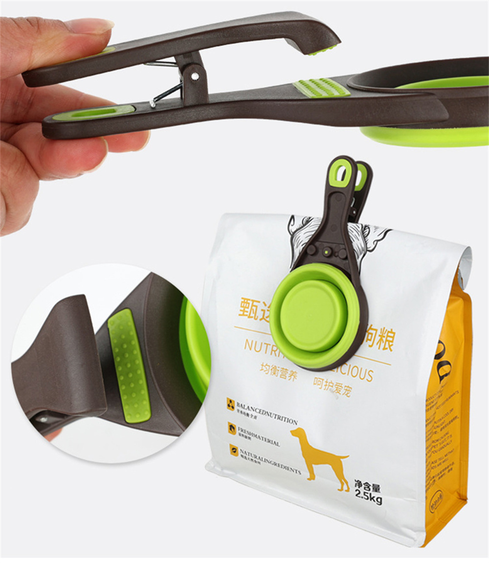 Cuillère doseuse pliable en si - Food Storage With Scoop avis et prix